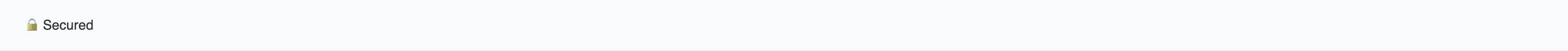 Trust badges on the widget home page