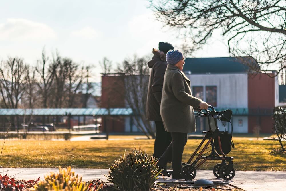 Mobility and home-health equipment being prepared for rental