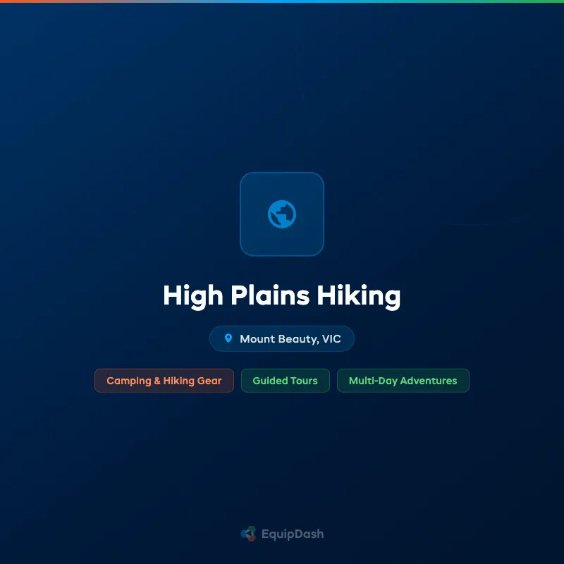 High Plains Hiking
