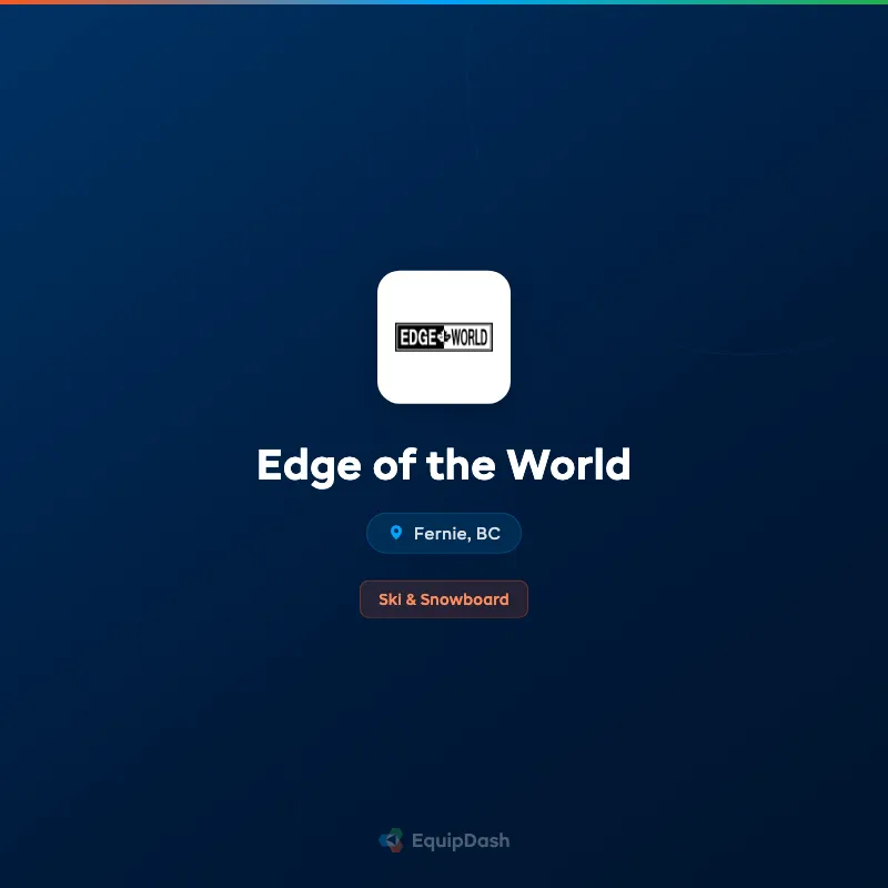 Edge of the World