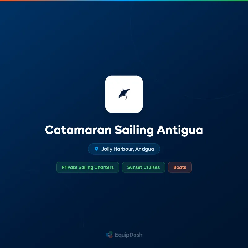 Catamaran Sailing Antigua