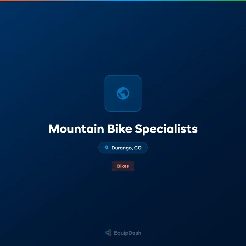 Mountain Bike Specialists