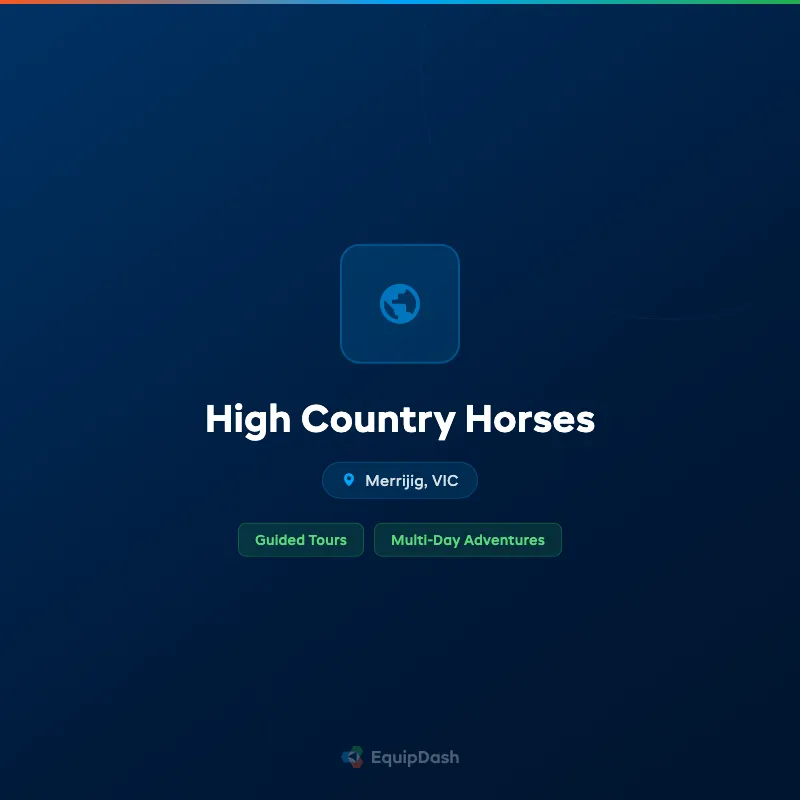 High Country Horses