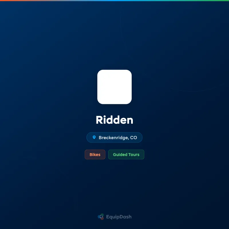 Ridden