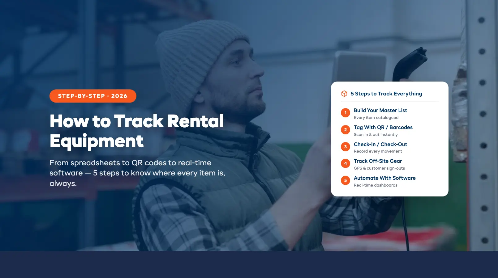 How to Track Rental Equipment (Step by Step)