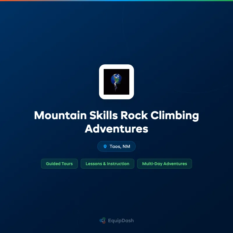 Mountain Skills Rock Climbing Adventures