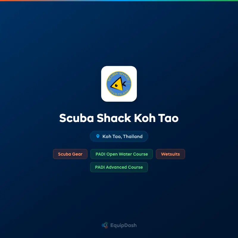 Scuba Shack Koh Tao