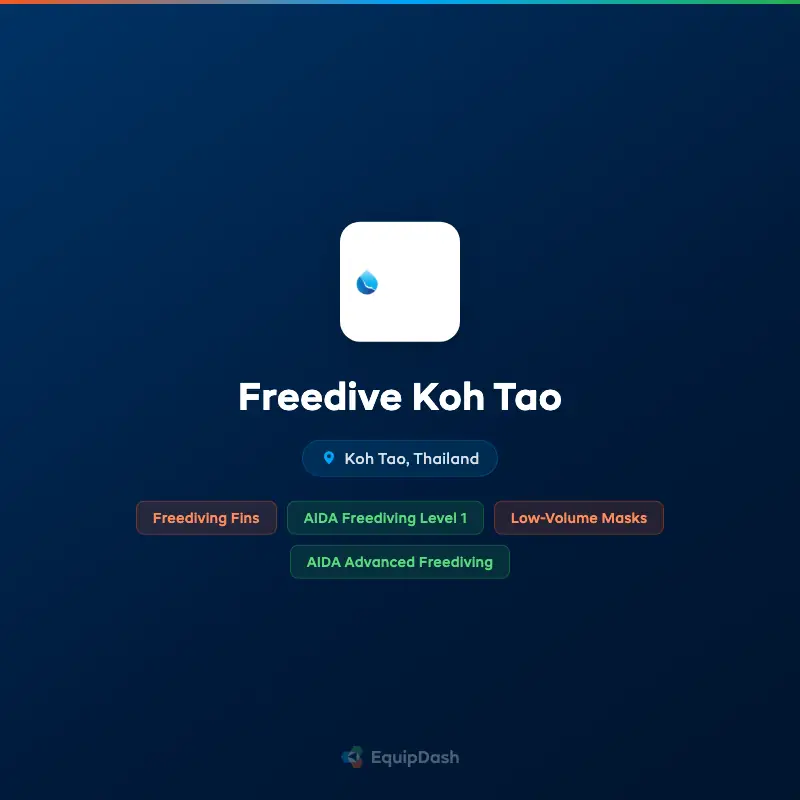 Freedive Koh Tao