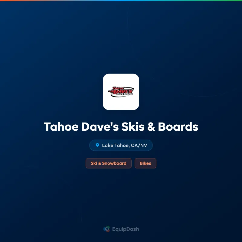 Tahoe Dave's Skis & Boards