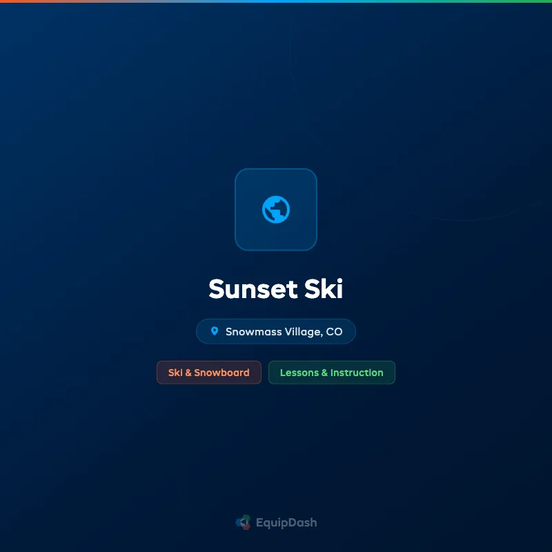 Sunset Ski
