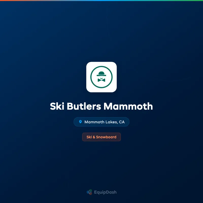 Ski Butlers Mammoth
