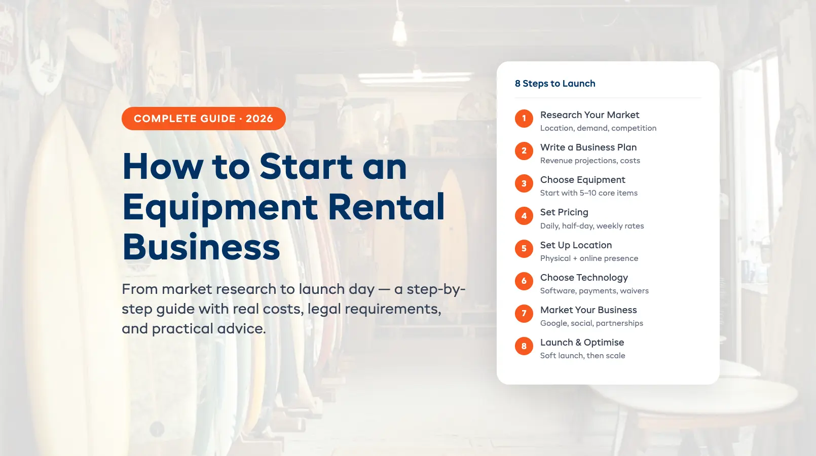 How to Start an Equipment Rental Business (2026 Guide)