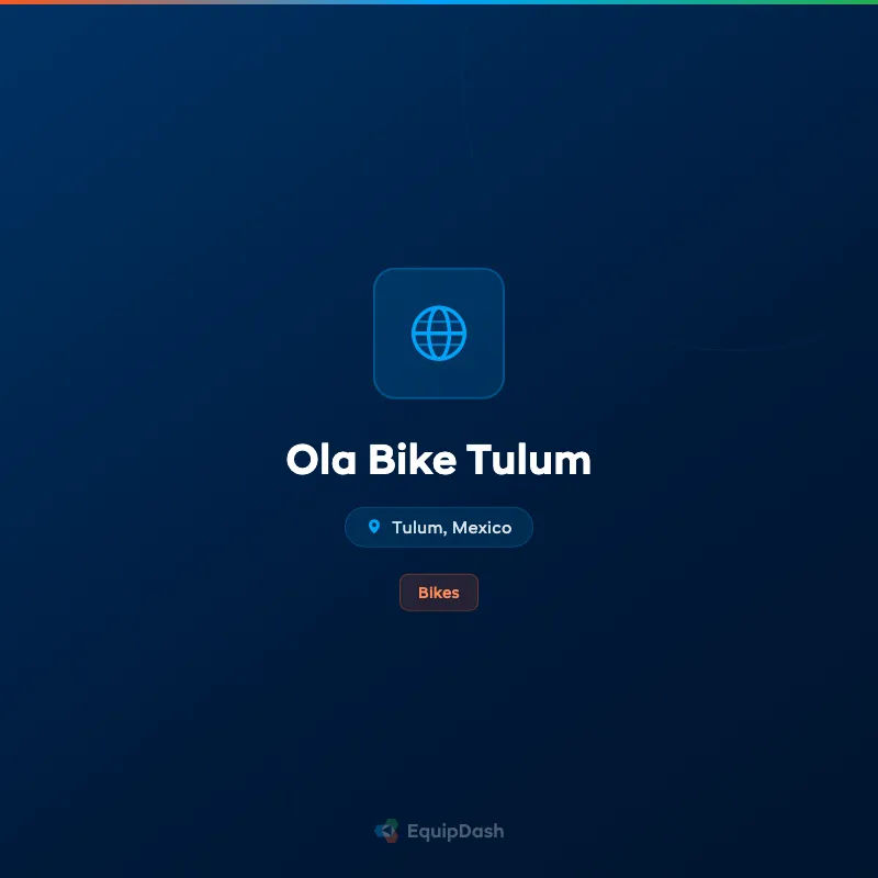 Ola Bike Tulum