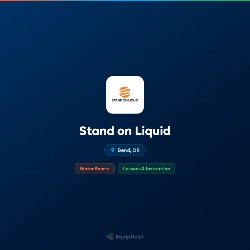 Stand on Liquid