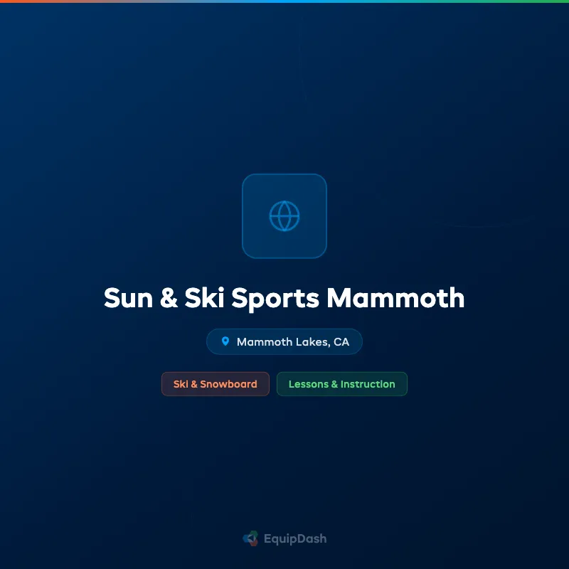 Sun & Ski Sports Mammoth