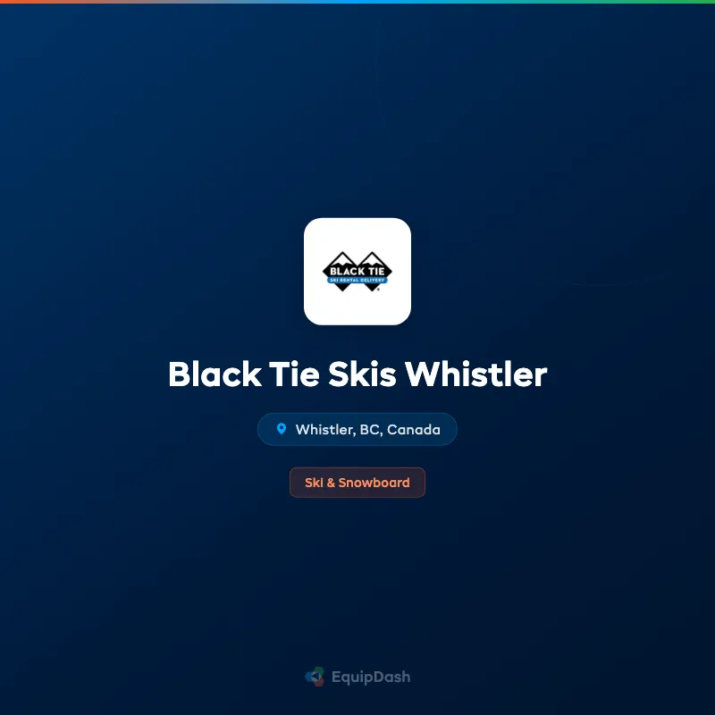 Black Tie Skis Whistler