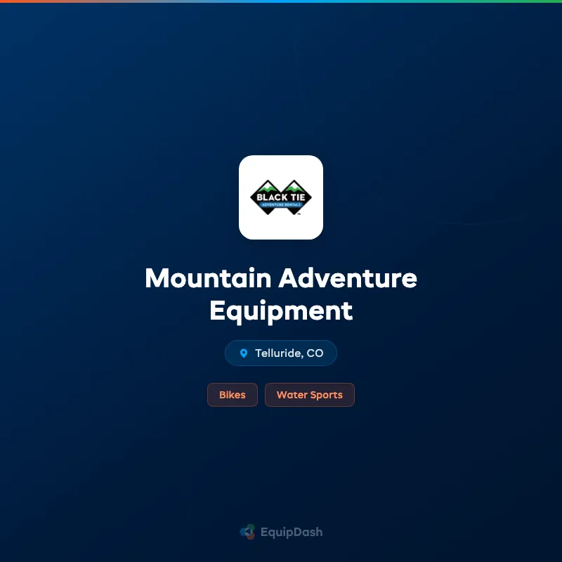 Mountain Adventure Equipment