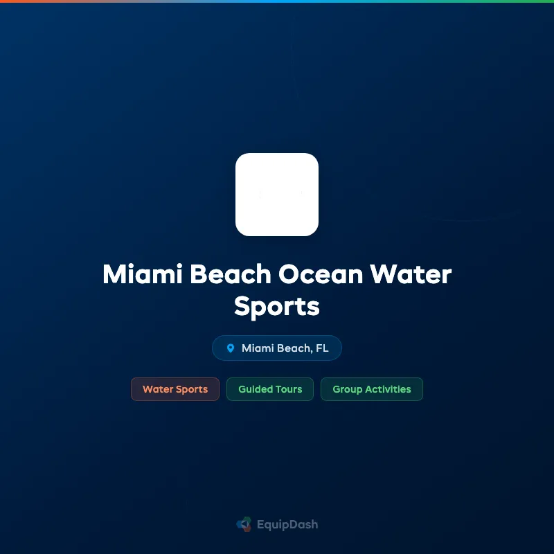 Miami Beach Ocean Water Sports