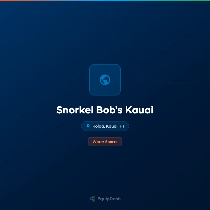 Snorkel Bob's Kauai