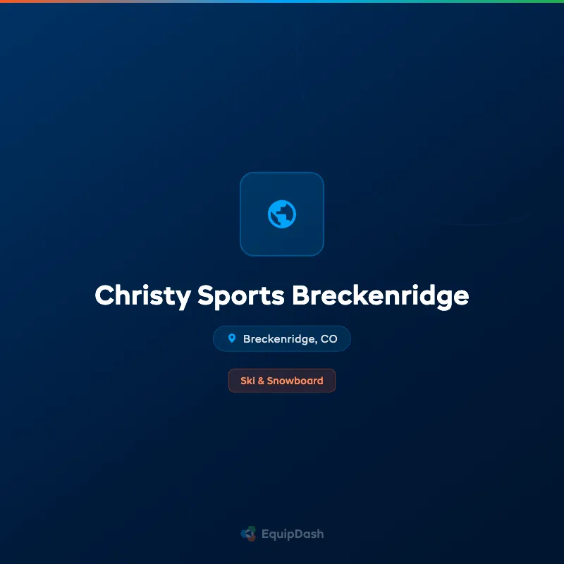 Christy Sports Breckenridge