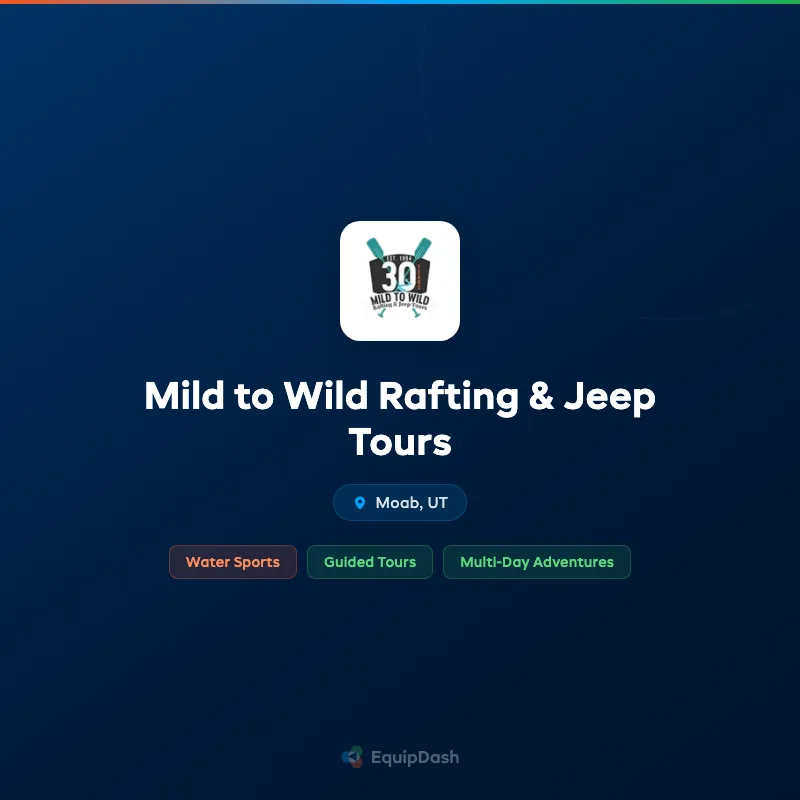 Mild to Wild Rafting & Jeep Tours