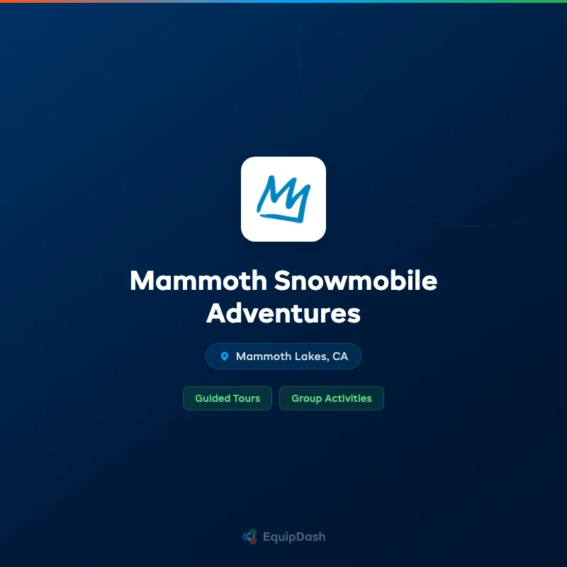 Mammoth Snowmobile Adventures