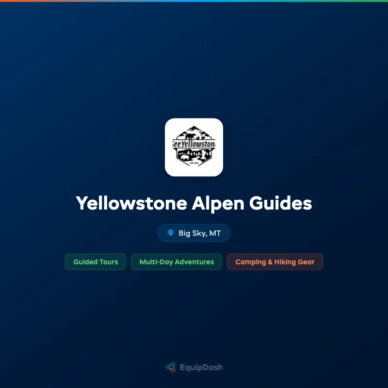 Yellowstone Alpen Guides