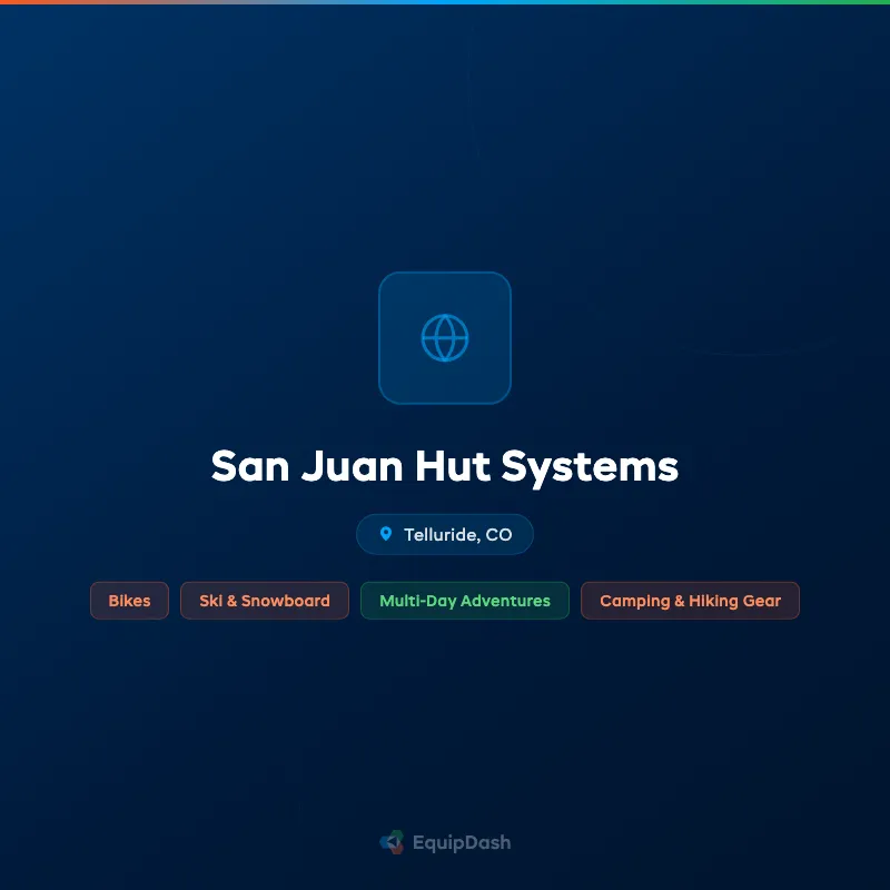 San Juan Hut Systems Telluride