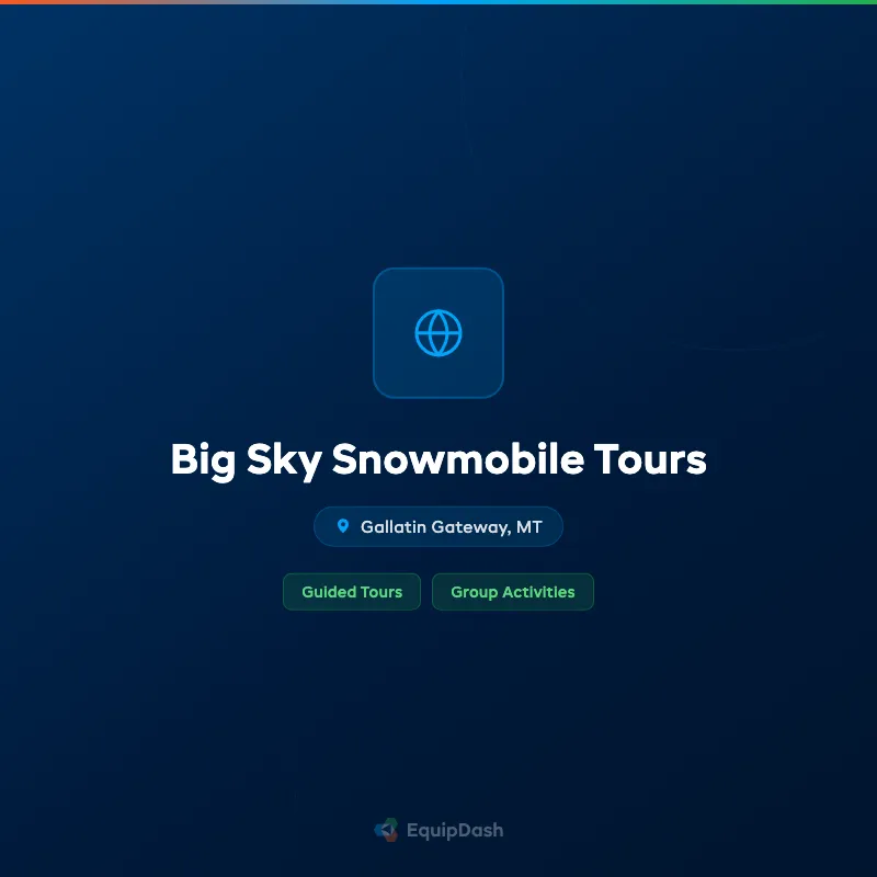 Big Sky Snowmobile Tours