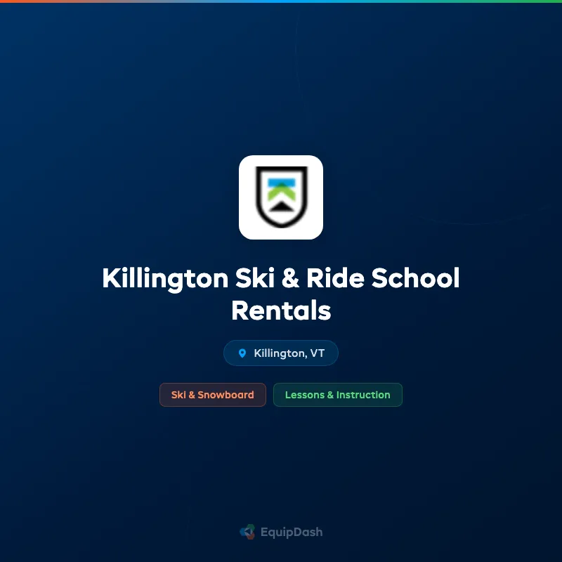 Killington Ski & Ride School Rentals