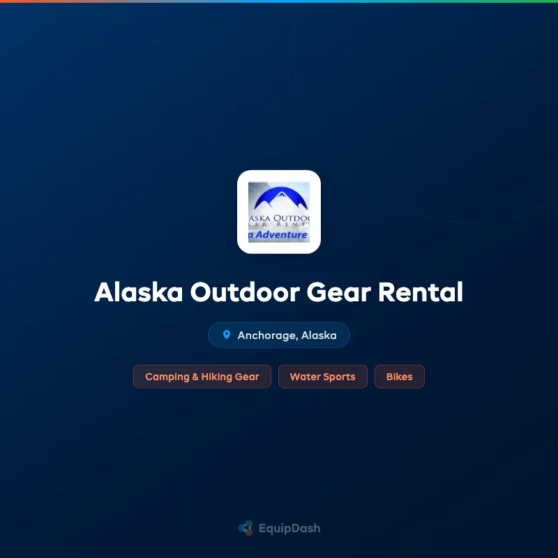 Alaska Outdoor Gear Rental