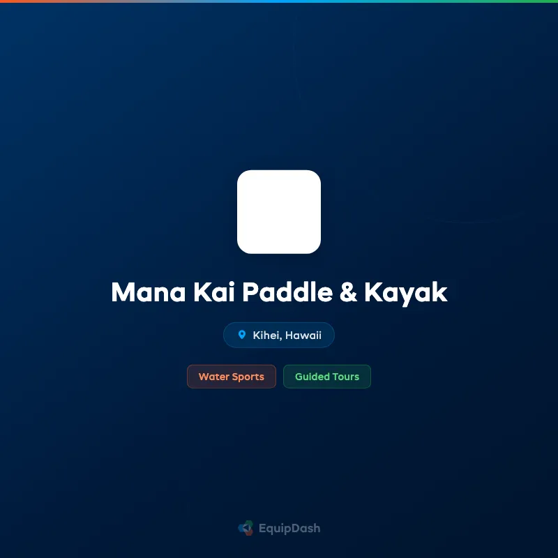 Mana Kai Paddle & Kayak