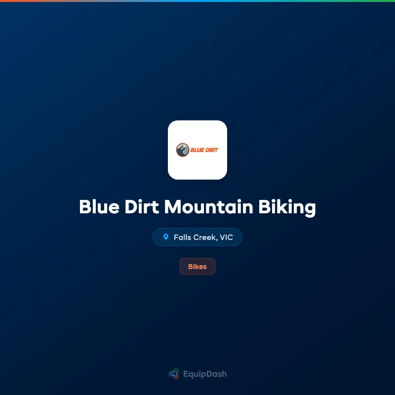 Blue Dirt Mountain Biking