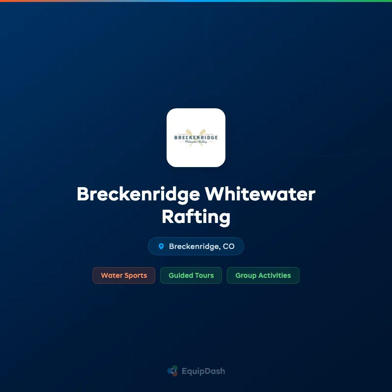 Breckenridge Whitewater Rafting