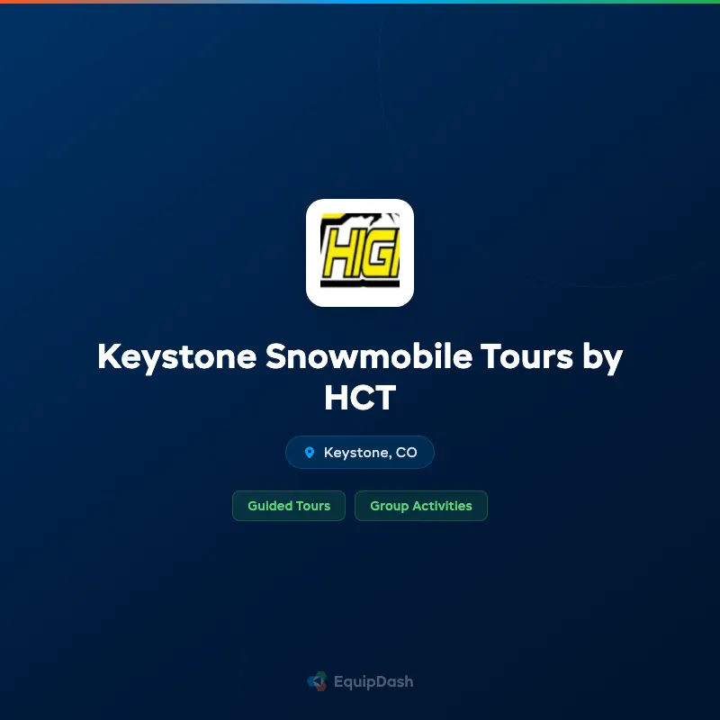 Keystone Snowmobile Tours by HCT