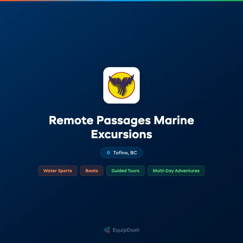 Remote Passages Marine Excursions