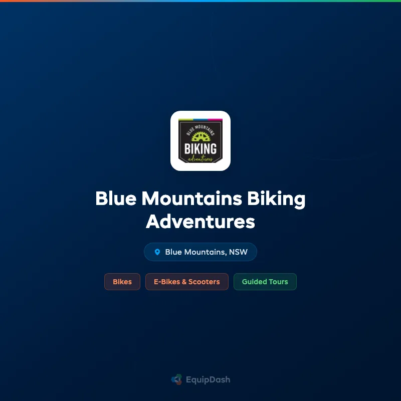 Blue Mountains Biking Adventures