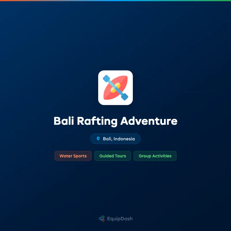 Bali Rafting Adventure