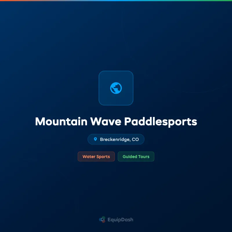 Mountain Wave Paddlesports