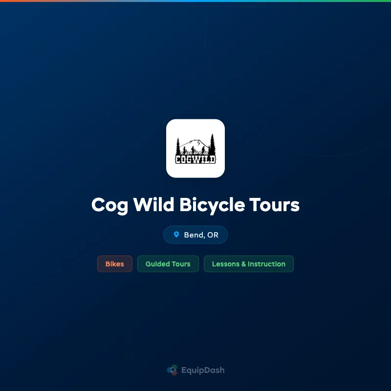 Cog Wild Bicycle Tours