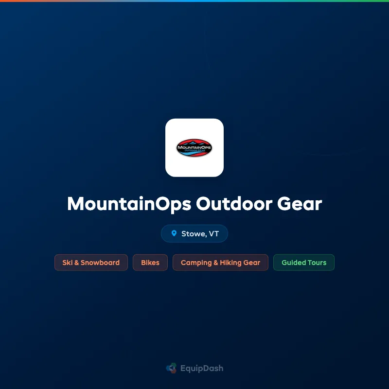 MountainOps Outdoor Gear