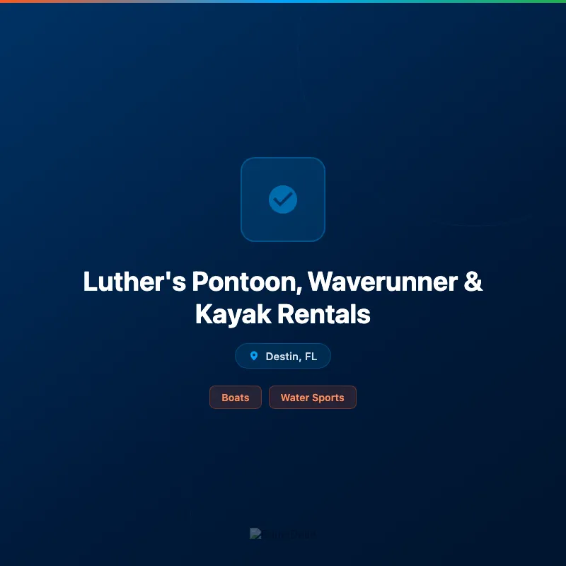 Luther's Pontoon, Waverunner & Kayak Rentals