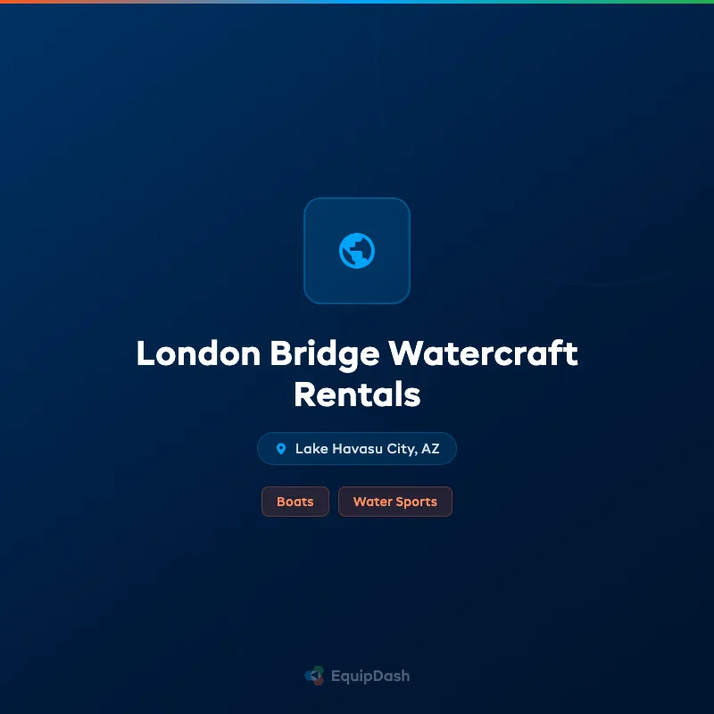London Bridge Watercraft Rentals