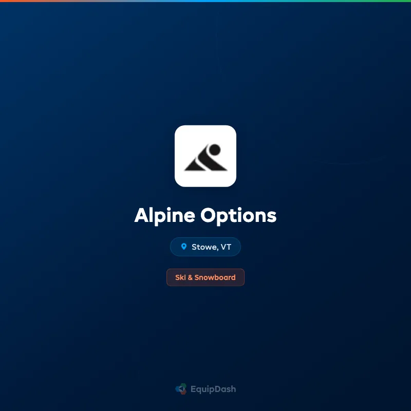 Alpine Options