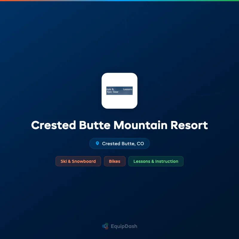 Crested Butte Mountain Resort
