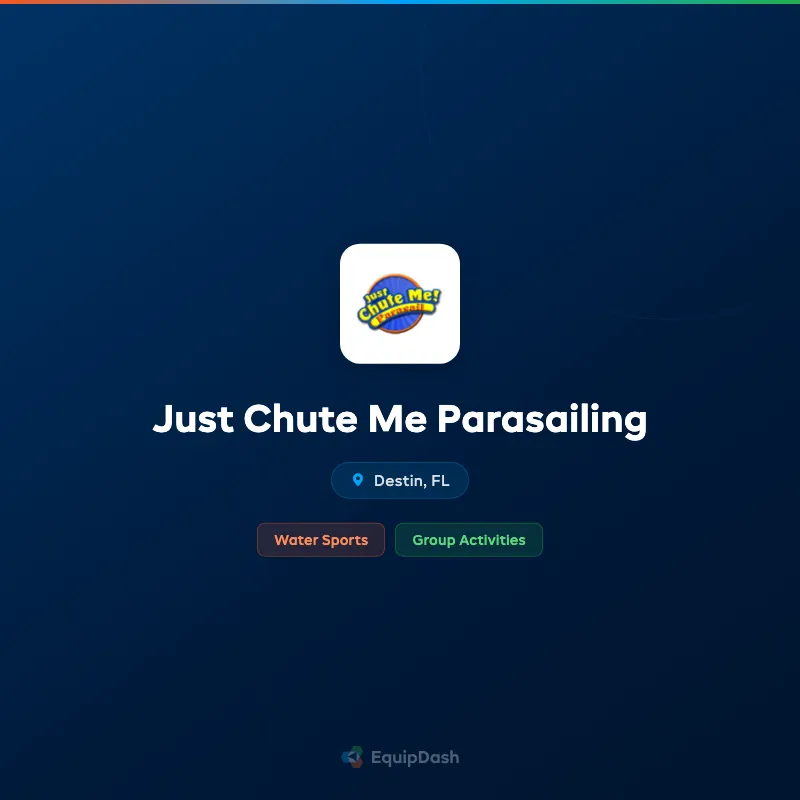 Just Chute Me Parasailing