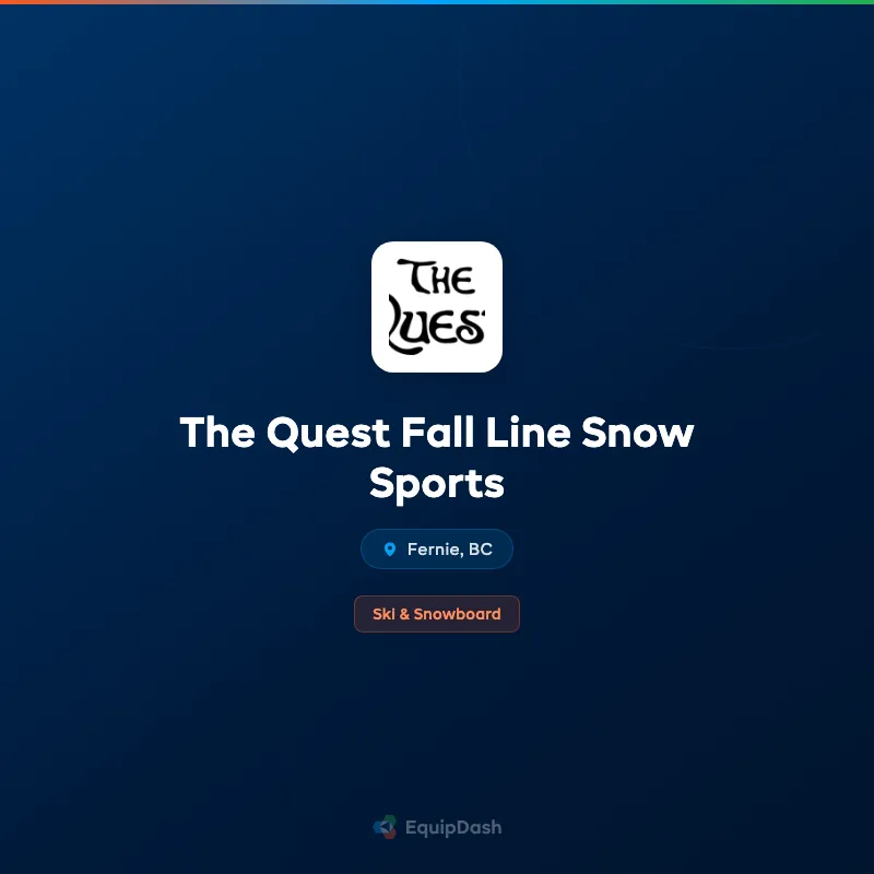 The Quest Fall Line Snow Sports