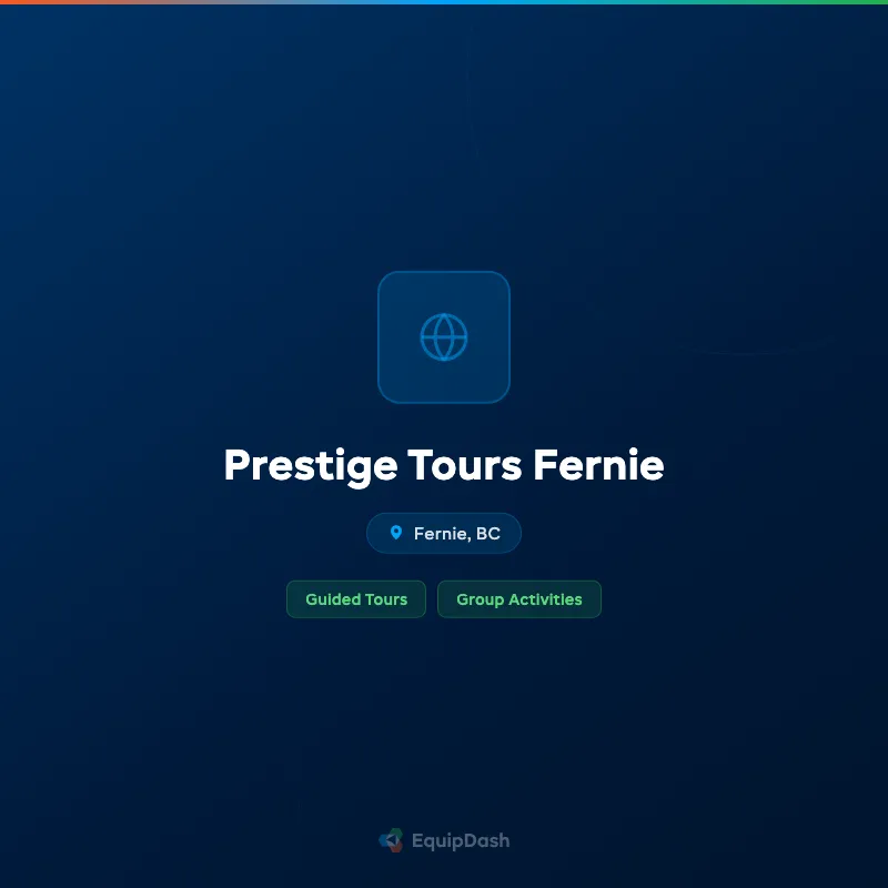 Prestige Tours Fernie