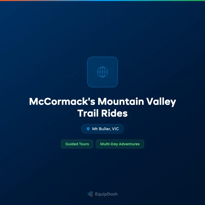 McCormack's Mountain Valley Trail Rides