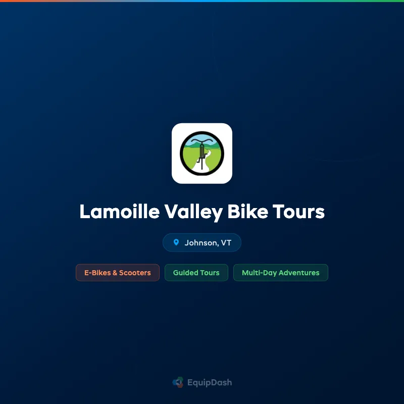 Lamoille Valley Bike Tours